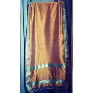 Embroidered Silk Scarf